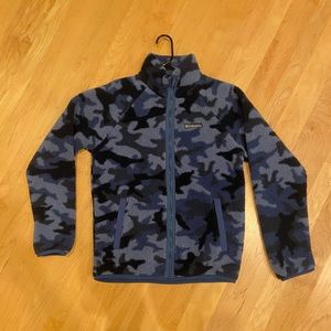Blue Camo Columbia Sherpa Size Small